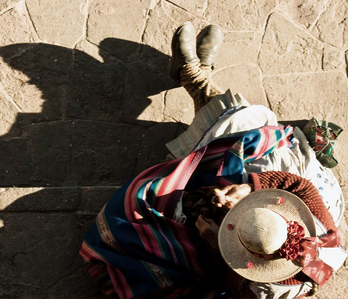 Innehalten in Cusco, umgeben von Kunst und Freude