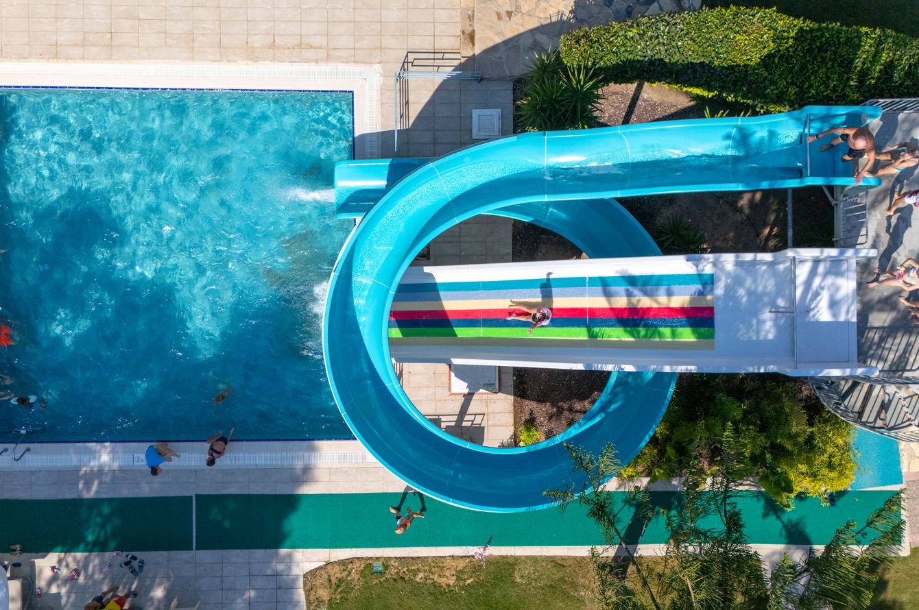 Toboggans aquatiques