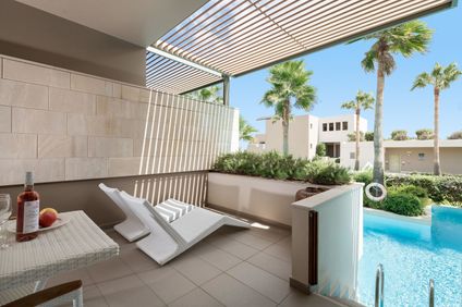 Doppelzimmer Deluxe mit Gemeinschaftspool