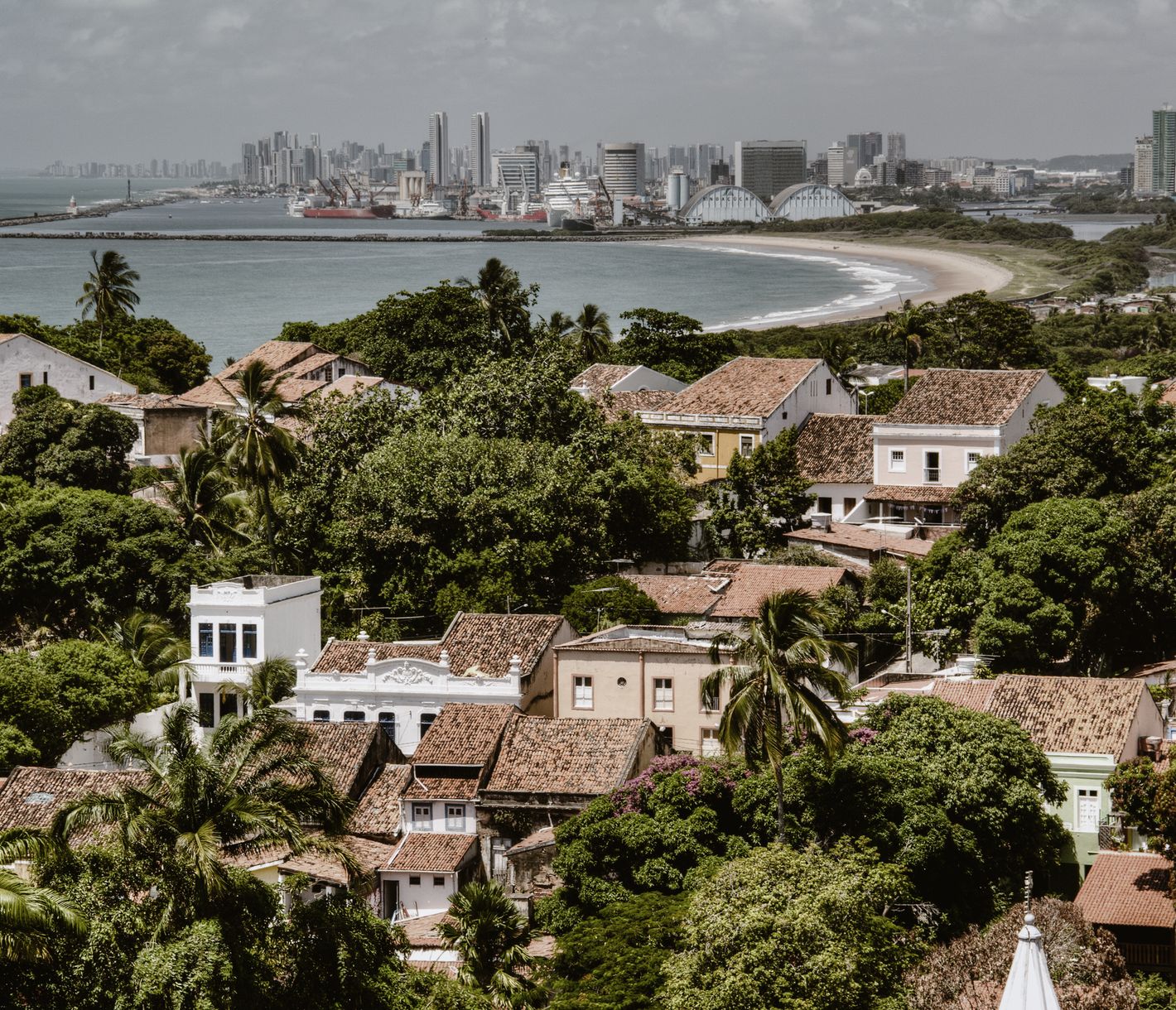 Ausblick auf Recife von Olinda aus