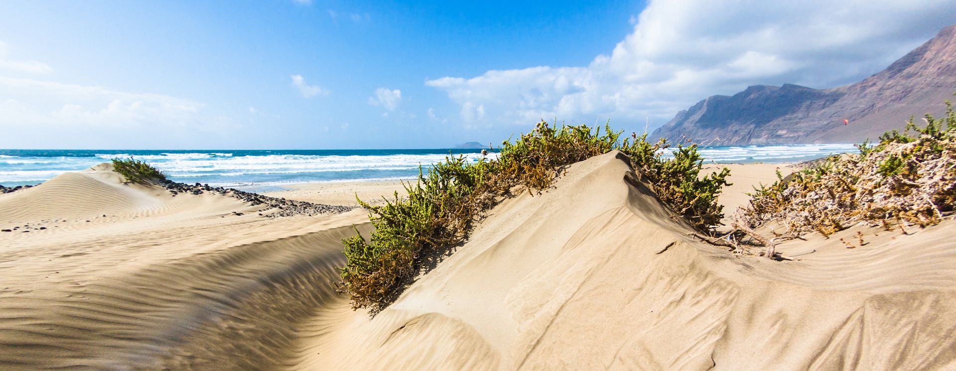 Playa de Famara sur Lanzarote
