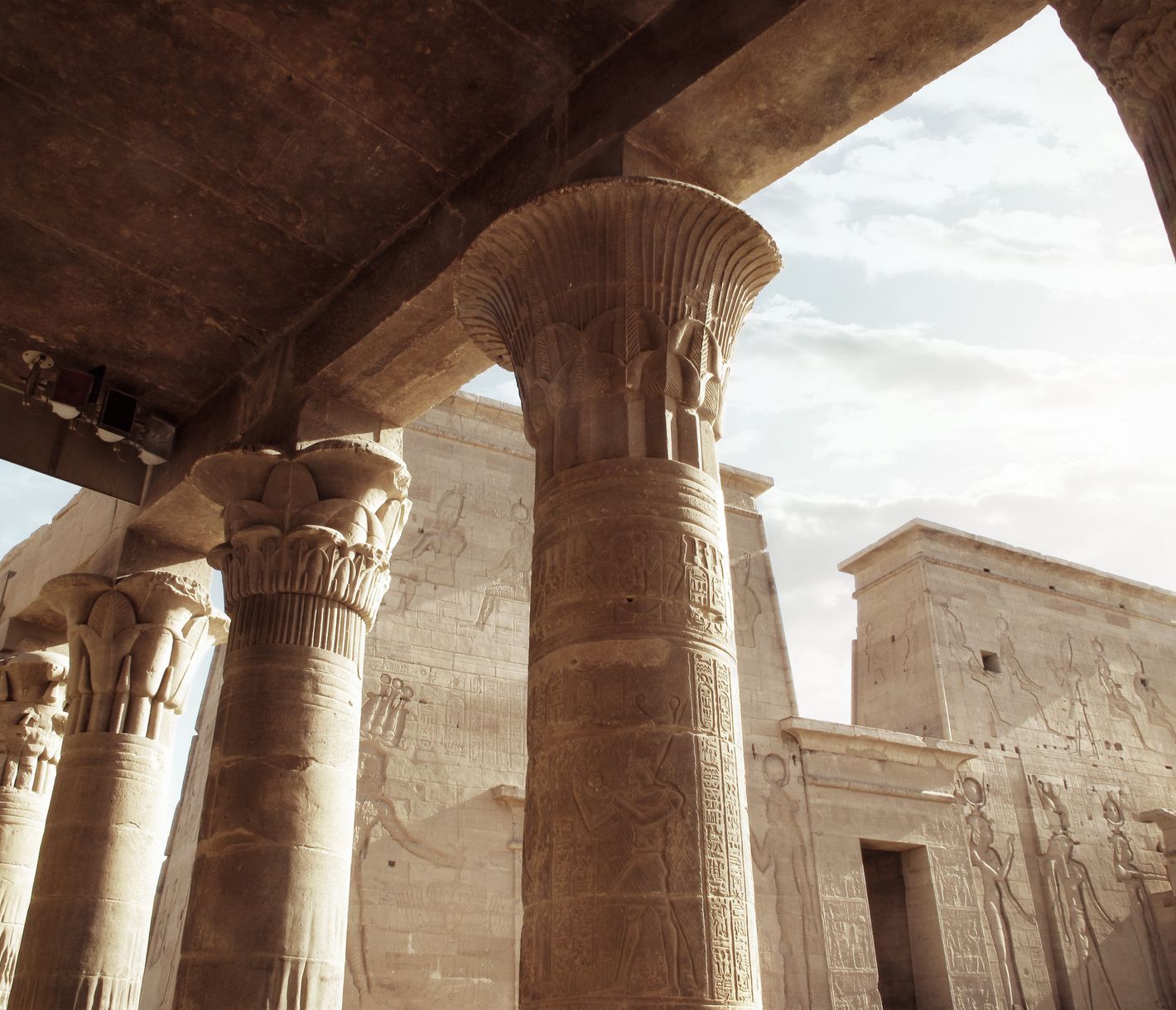 Les colones du temple de Philae