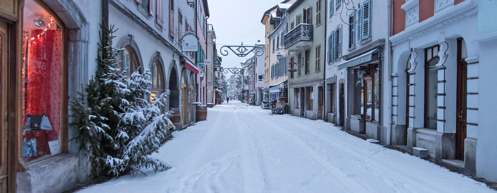 Einkaufsstrasse in Saint-Maurice
©Tintinphotographie