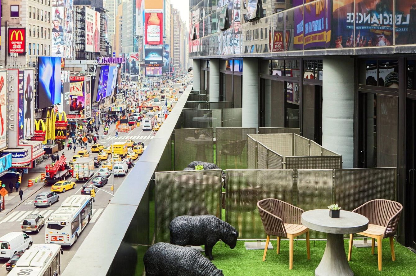 Vue sur Times Square