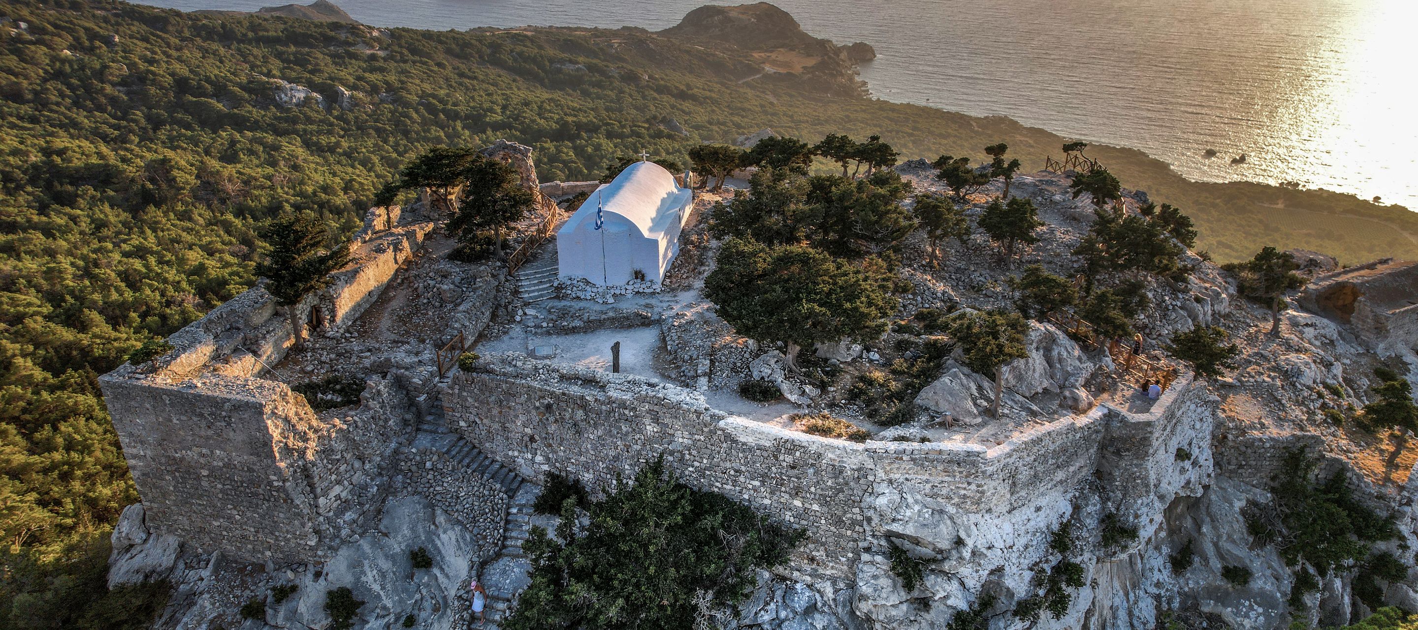 Burgruine Monolithos, Insel Rhodos