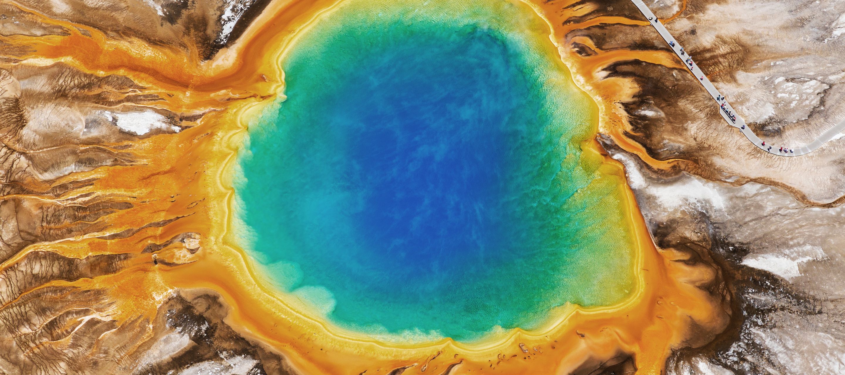 Grand Prismatic Spring im Yellowstone National Park