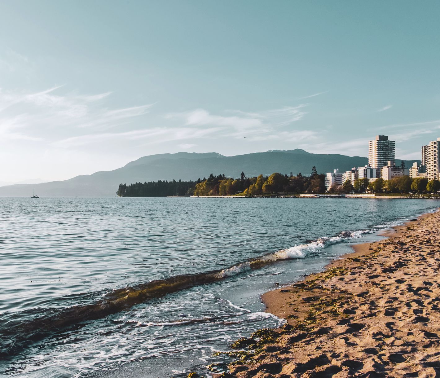 Entspannte Stunden an der English Bay