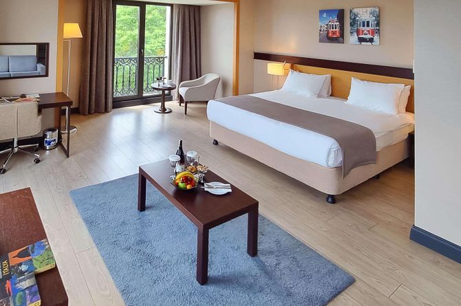 Doppelzimmer Deluxe mit seitlicher Meersicht