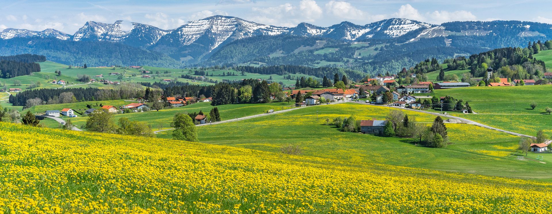 Landschaft bei Oberstaufen