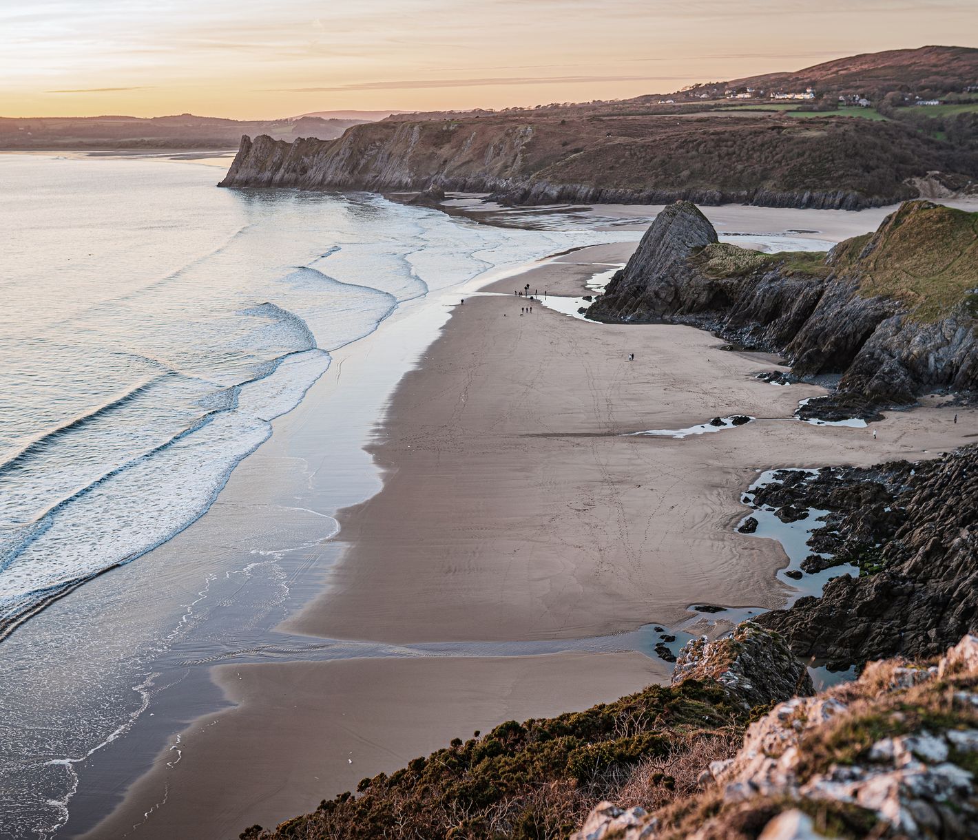 Beeindruckender Rhossili Beach