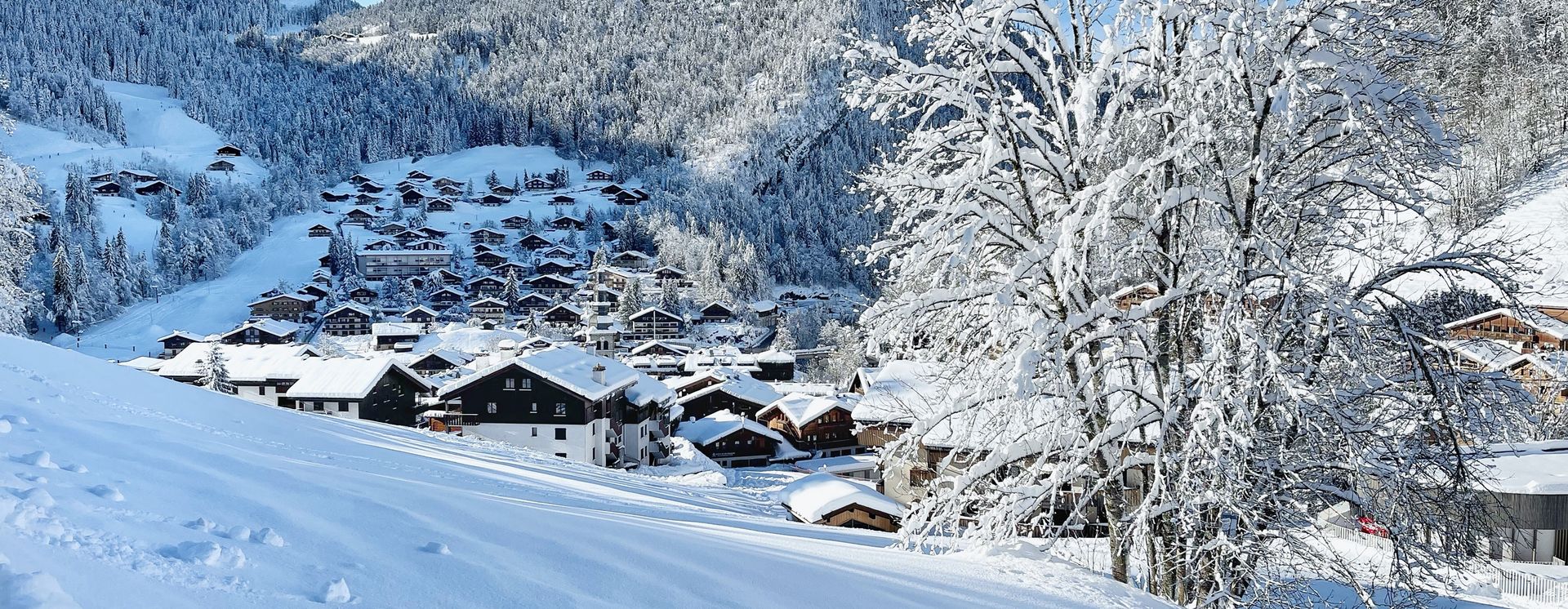 La Clusaz sous la neige