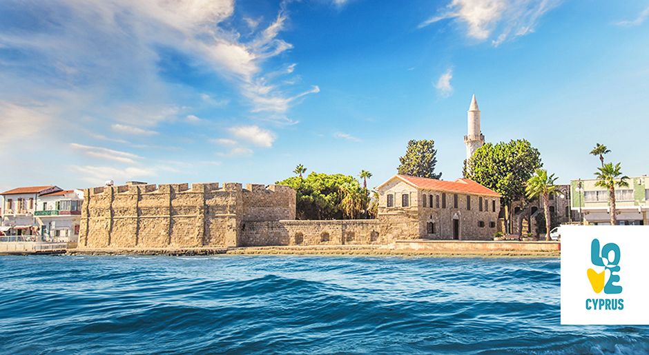 Le «château médiéval de Larnaca» directement sur la plage de Larnaca