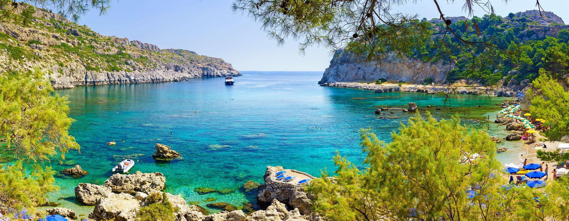 Traumhafte Anthony Quinn Bucht bei Faliraki