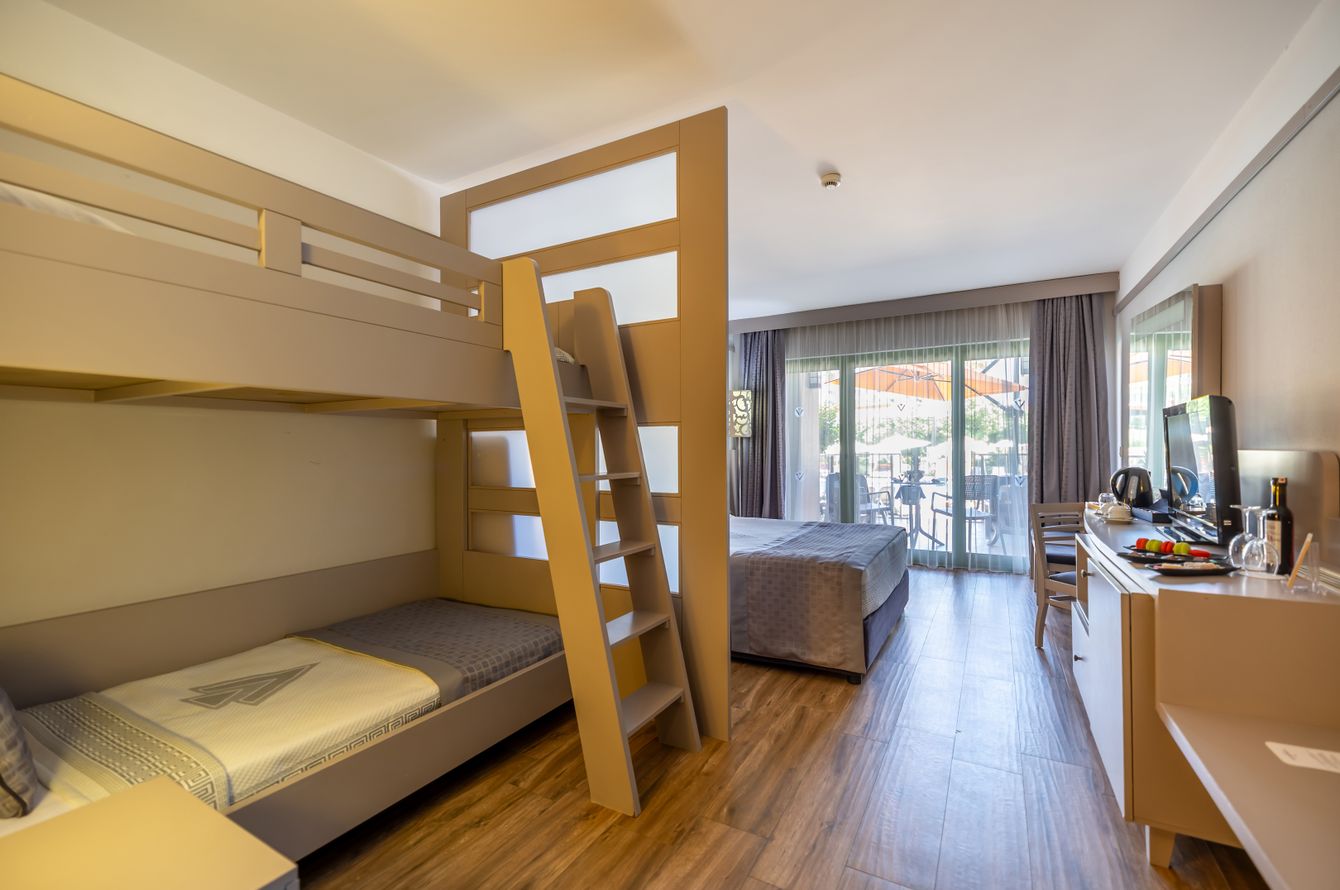 Chambre familiale avec terrasse