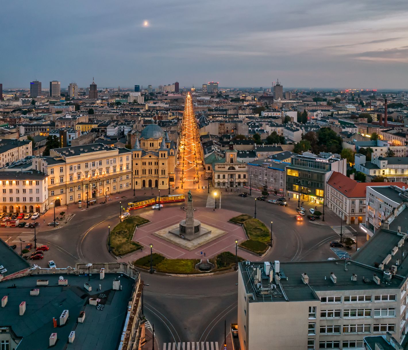 Die ehemalige Textilmetropole Lodz ist heute die drittgrösste Stadt Polens.