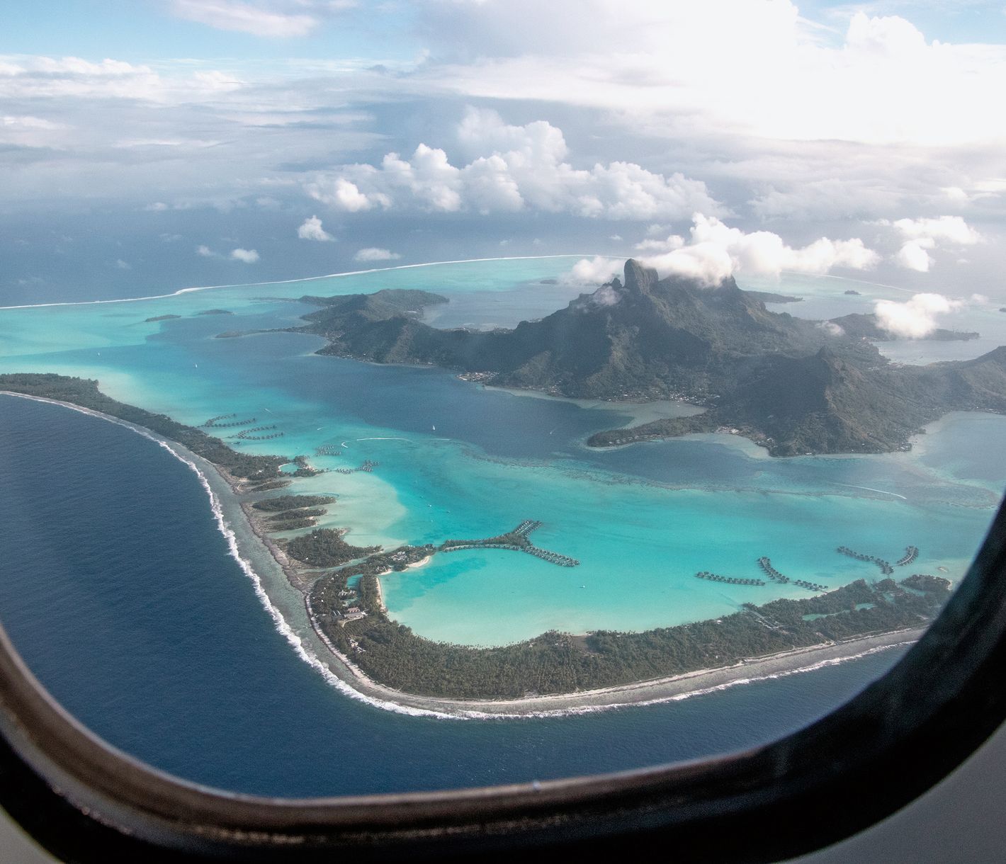 Bora Bora im Anflug