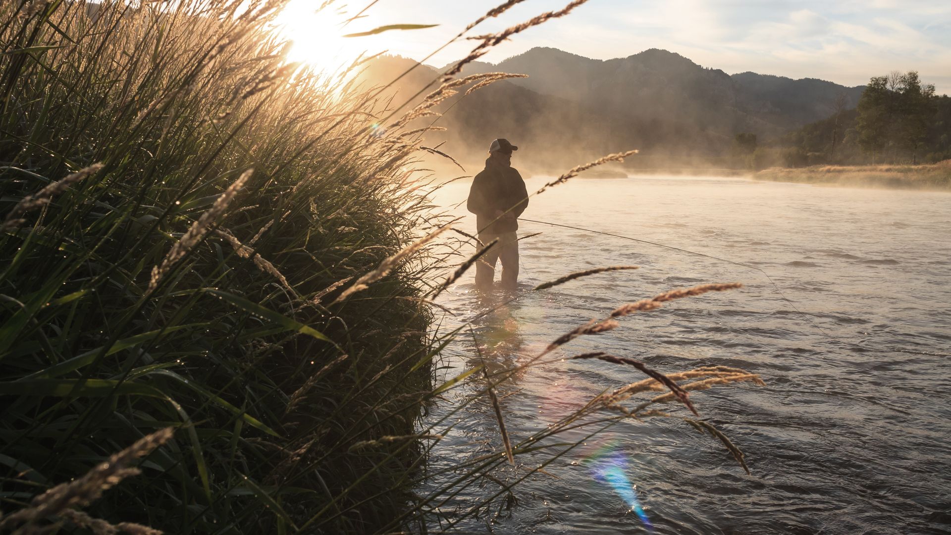 Fliegenfischen im Snake River bei Jackson Hole