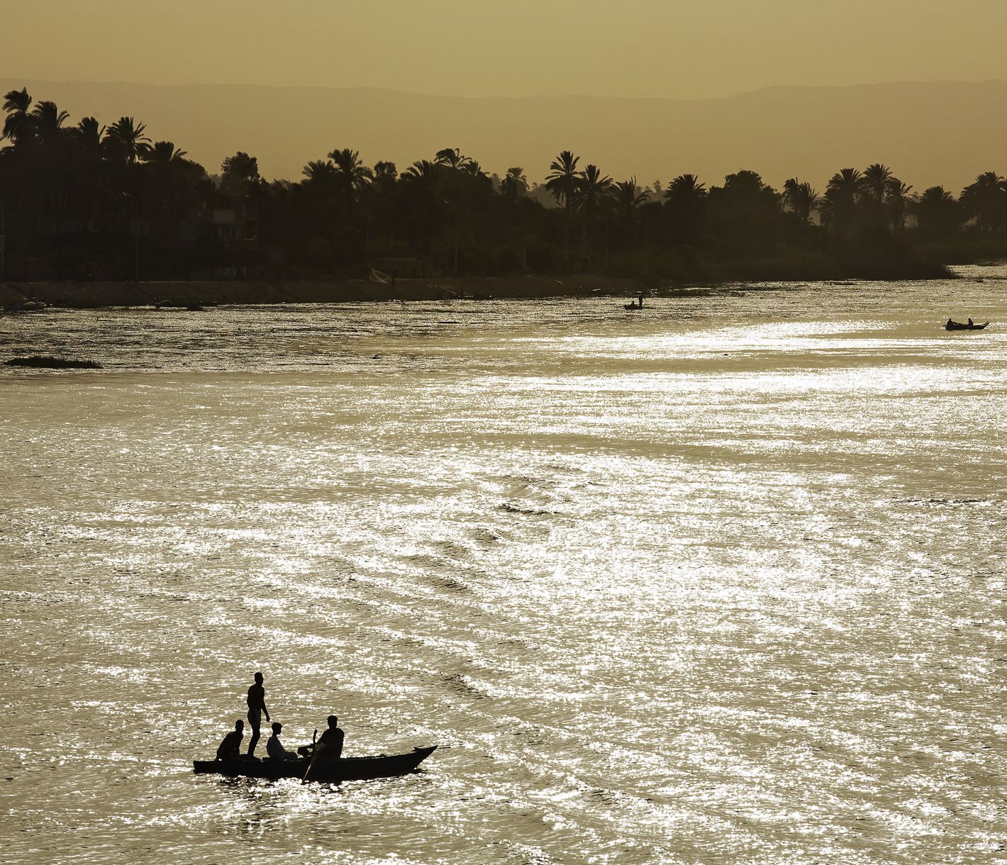 Sonnenuntergang am Nil