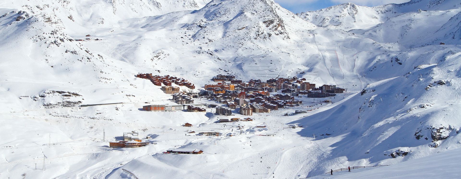 Blick auf Val Thorens