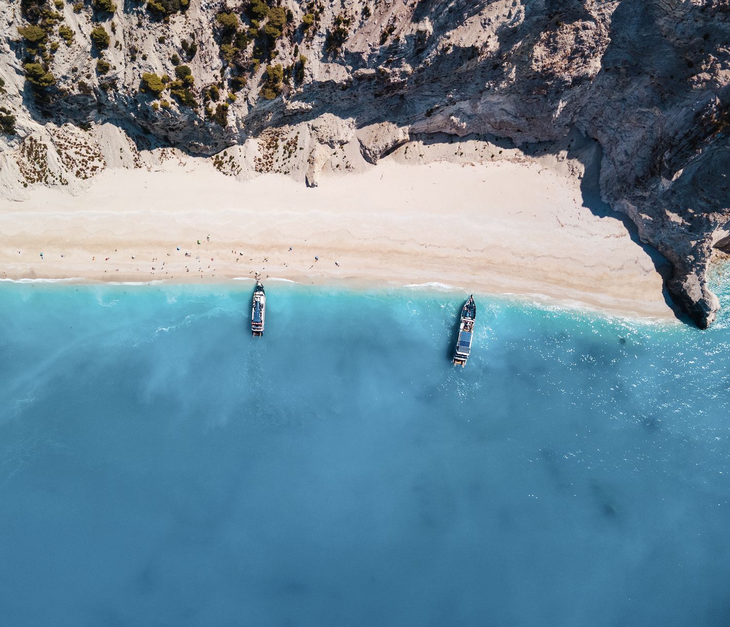 Abgelegen: der Strand von Egremni