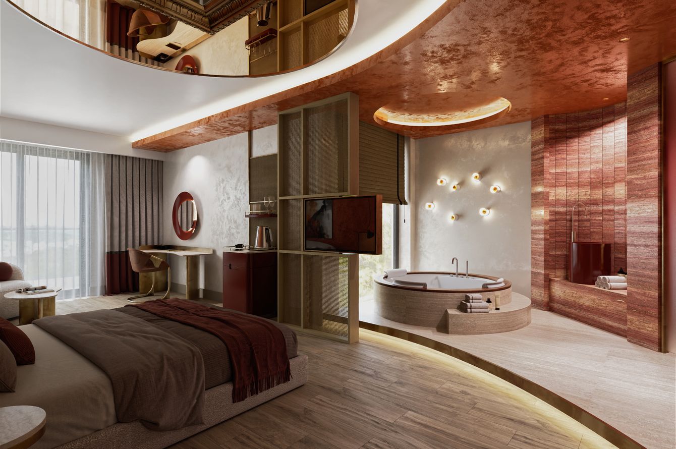 Superior-Zimmer mit Whirlpool