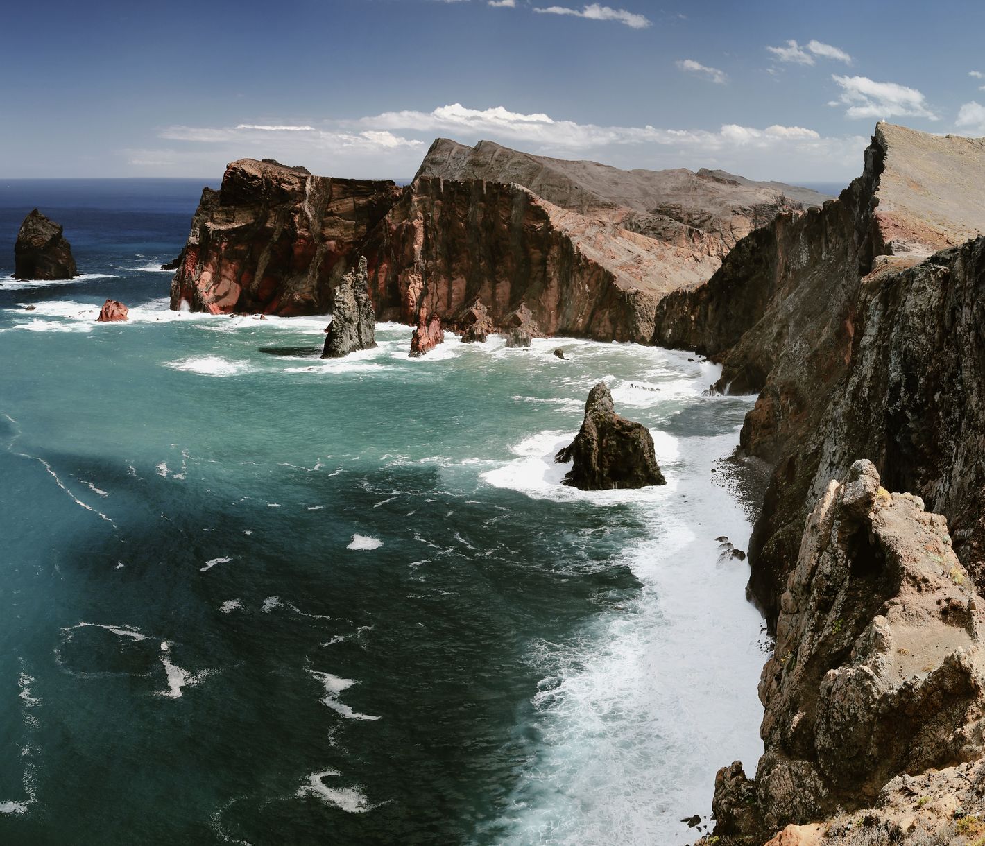 Der Panoramablick über die Ponta de Sao Loureno