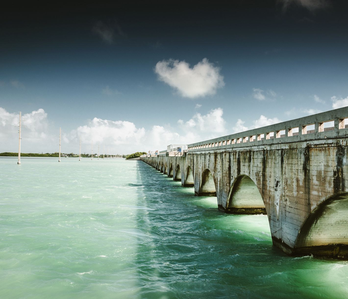 Brücke über Key Largo auf dem Overseas Highway