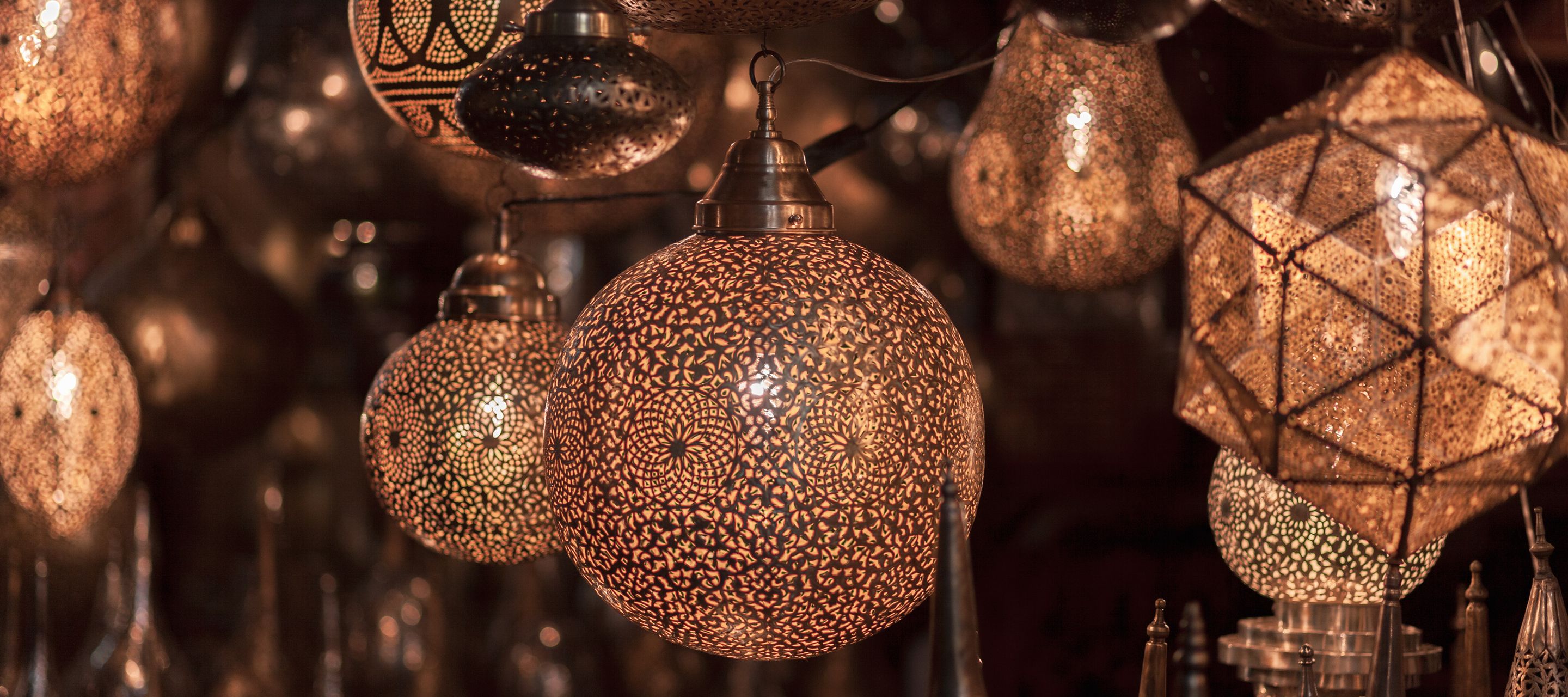 Marrakesch, Lampenauswahl