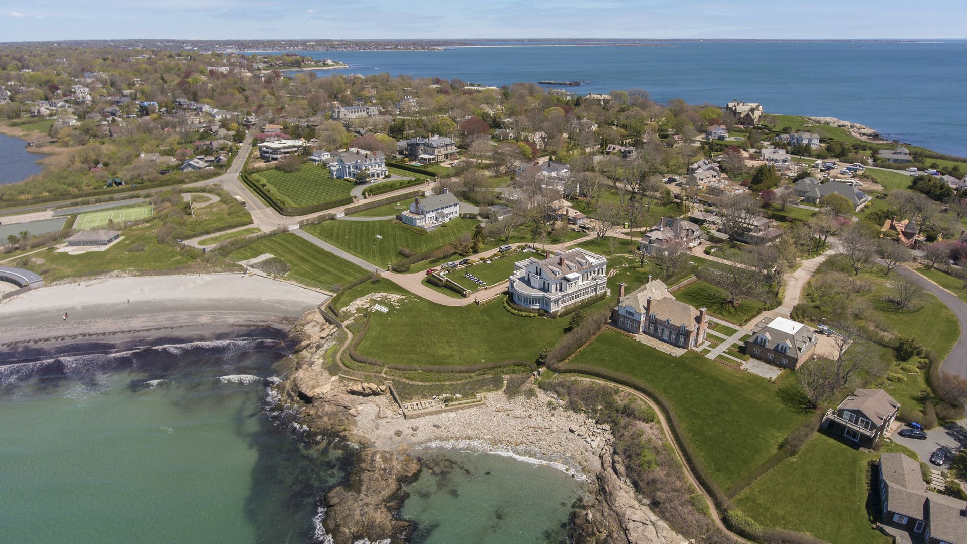 Cliff Walk in Newport, Rhode Island