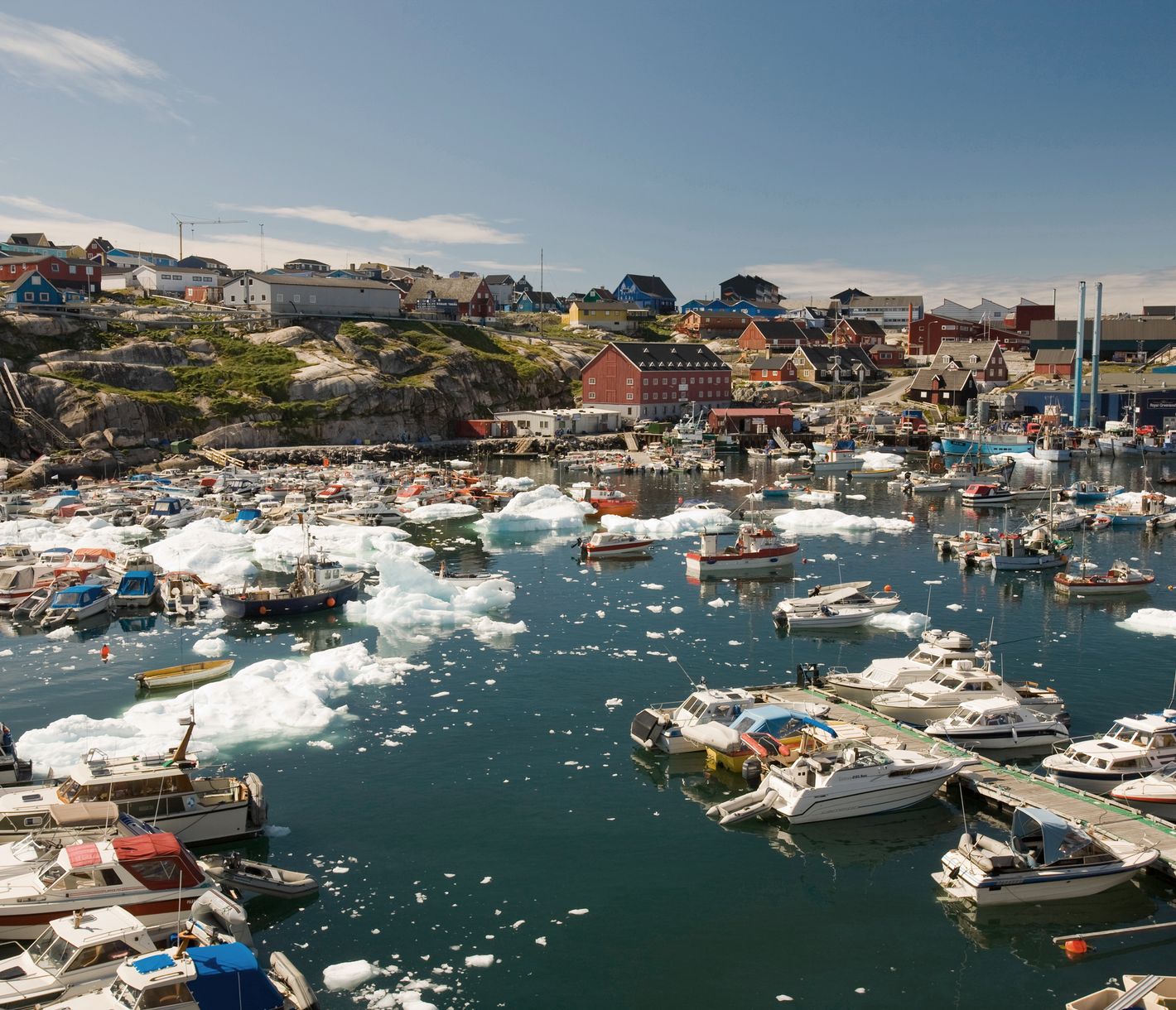 Bienvenue à Ilulissat, la 3ème plus grande ville du Groenland.
