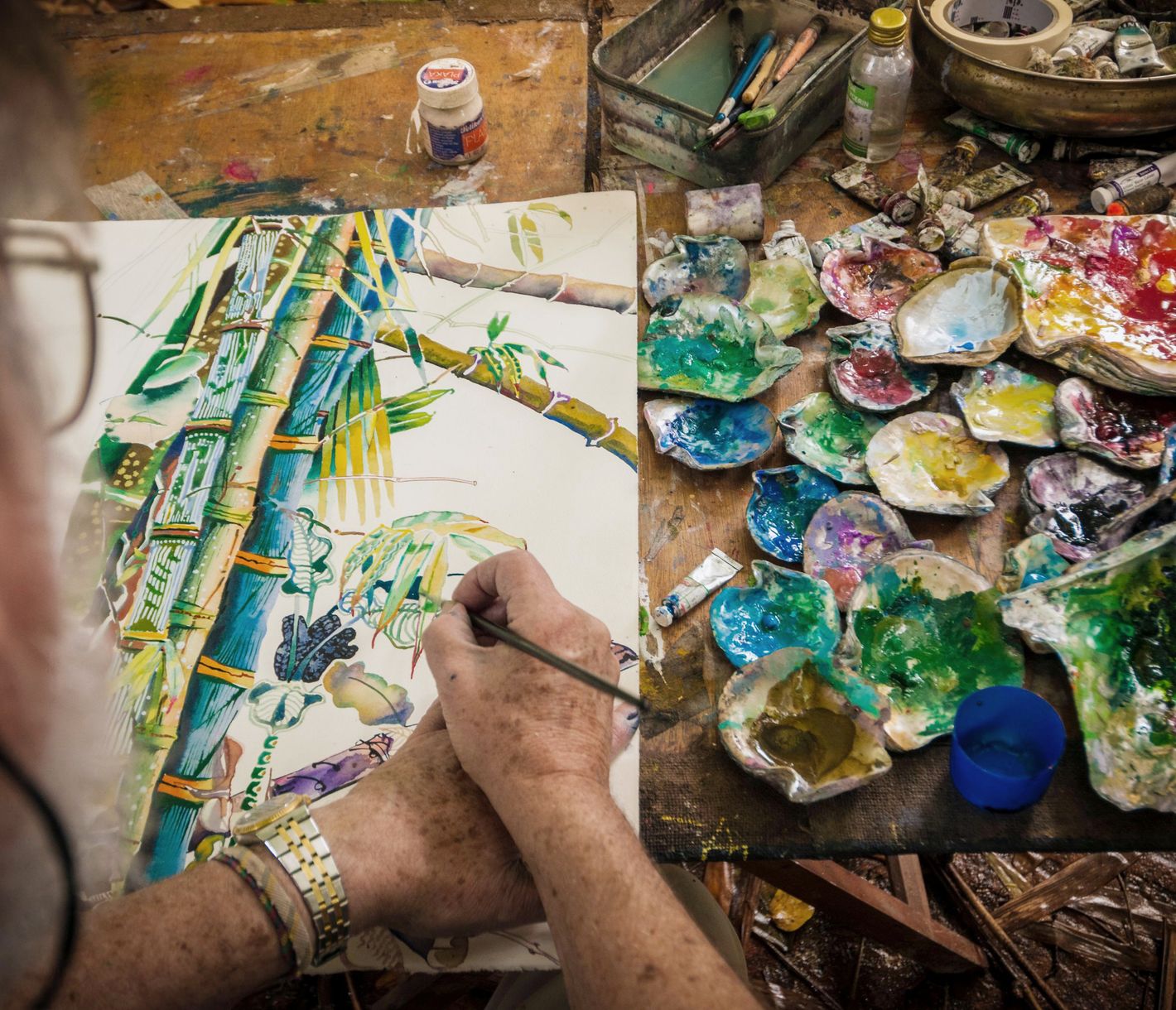 Michael Adams est l’un des artistes les plus connus des Seychelles.