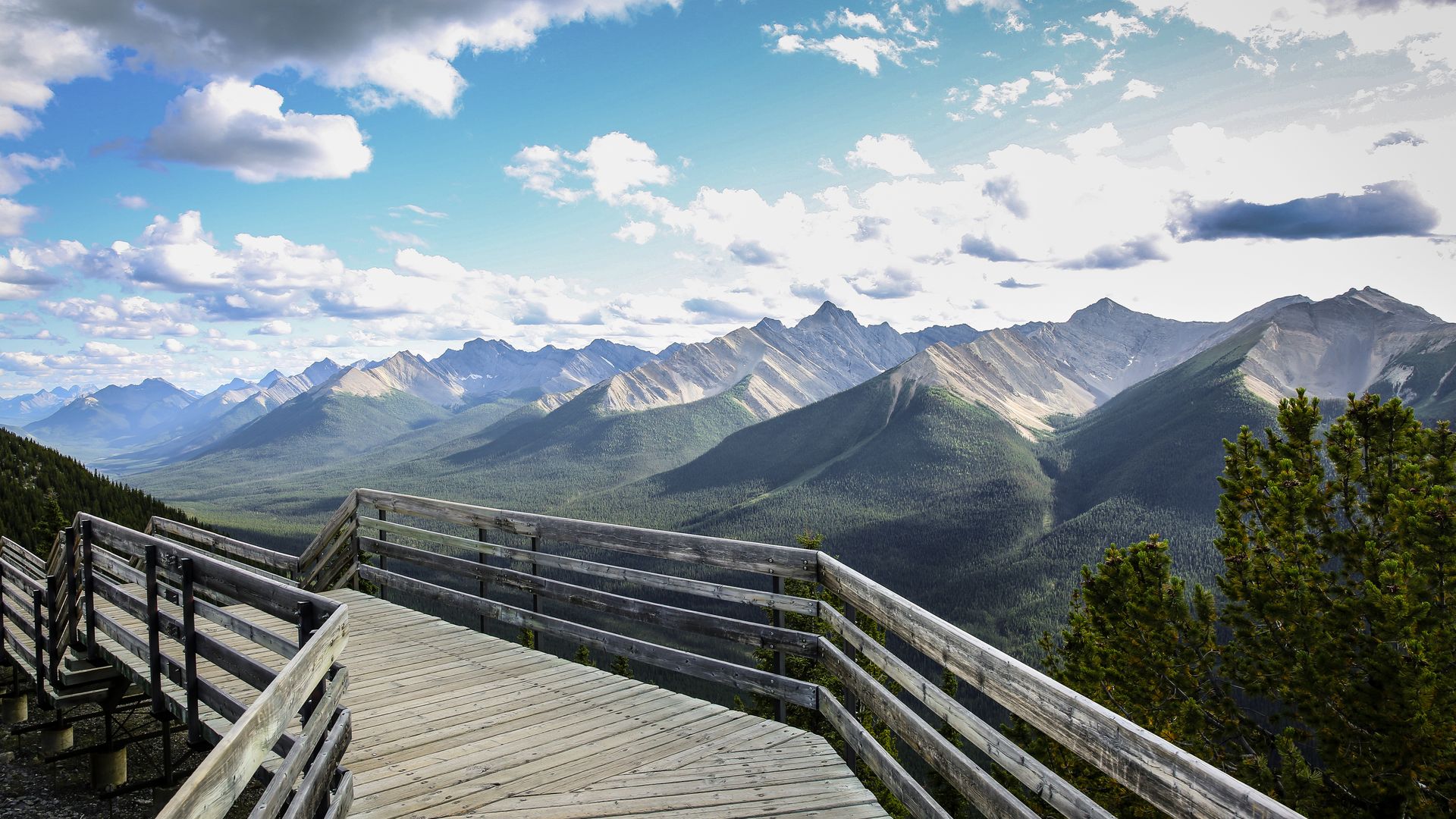 Aussicht vom Sulphur Mountain