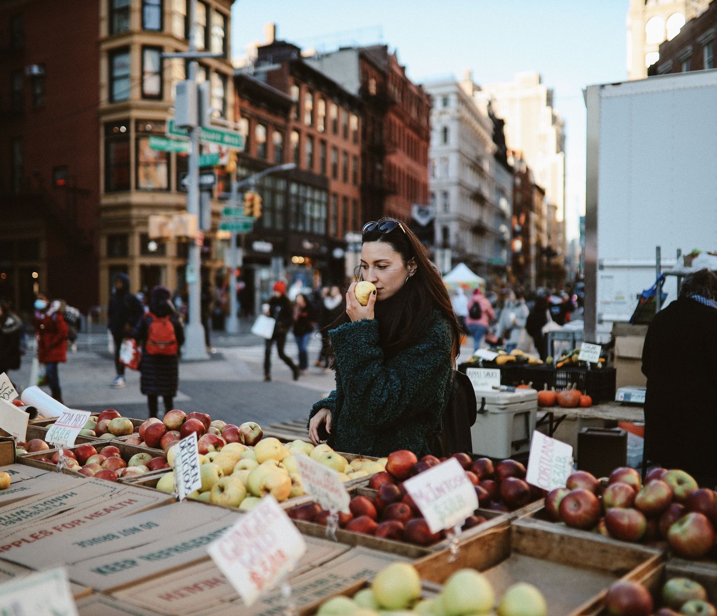 Ein Besuch auf einem der Bauernmärkte in Manhattan bietet ein tolles und authentisches Erlebnis.