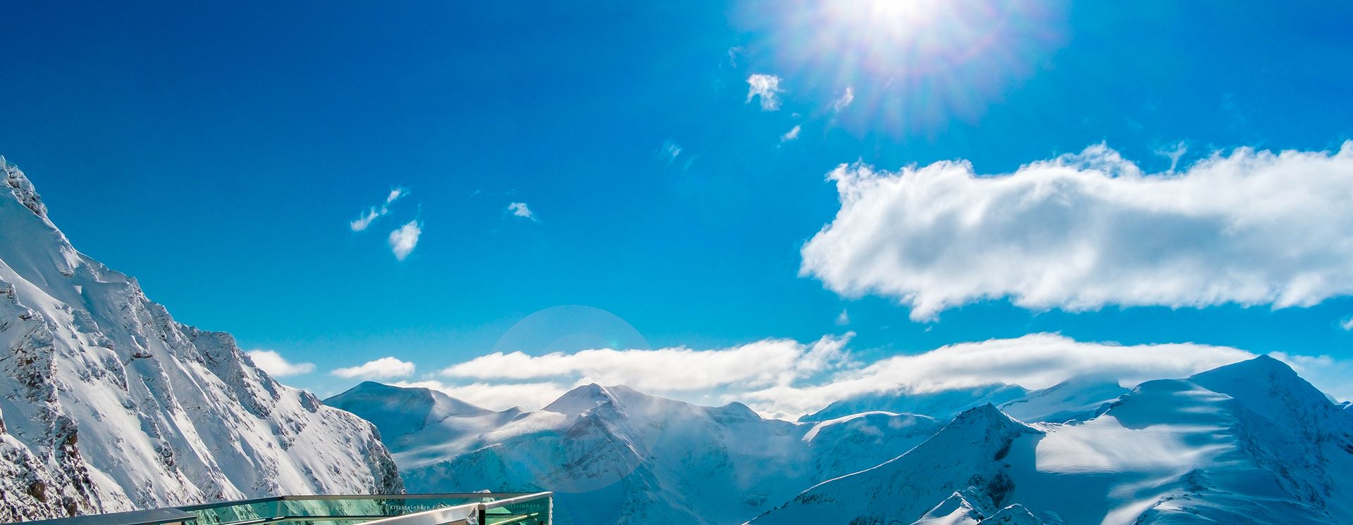 Panoramablick vom Kitzsteinhorn