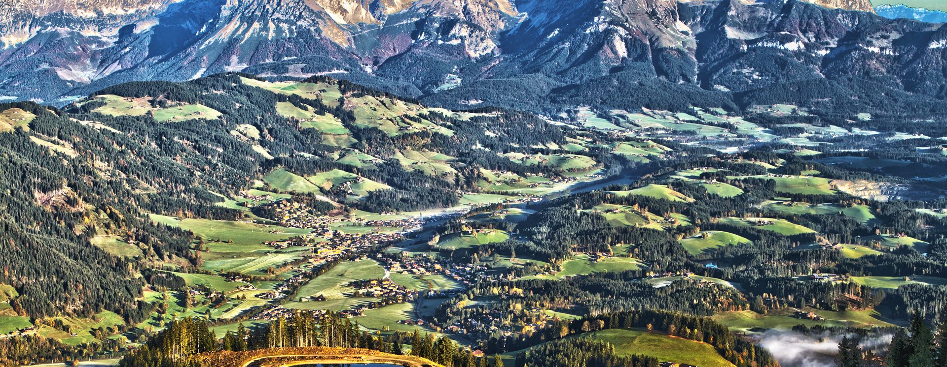 Aussicht über das Brixental