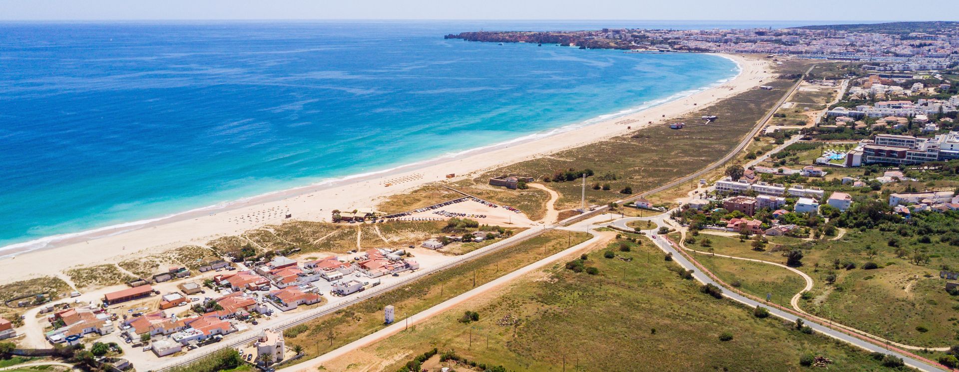 Panoramasicht auf Lagos und Alvor