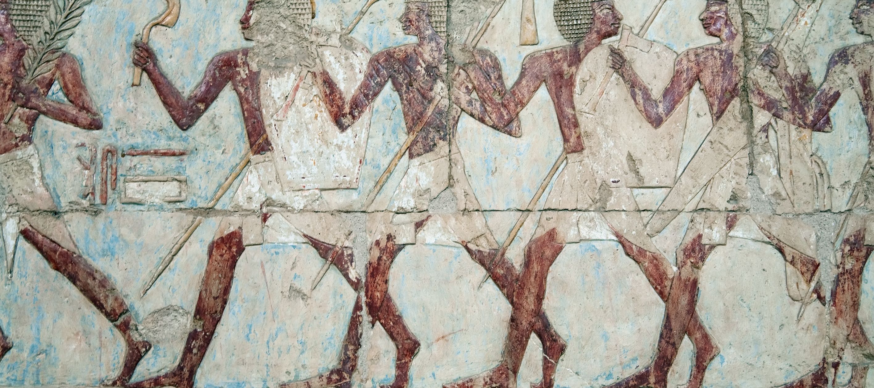 Wandmalerei im Hatschepsut-Tempel