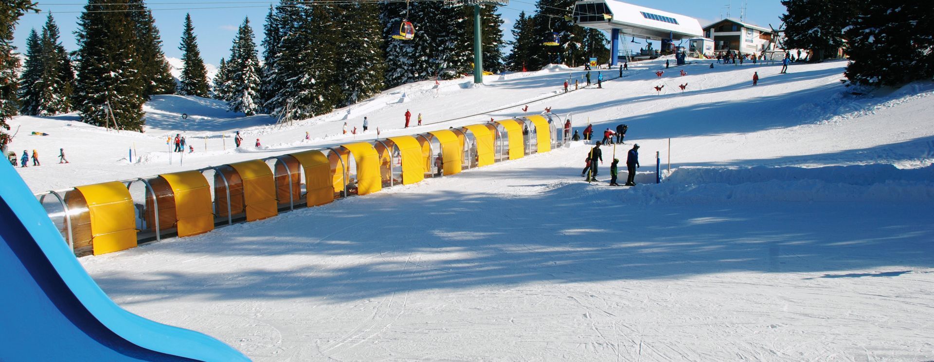 Spielplatz neben der Skipiste