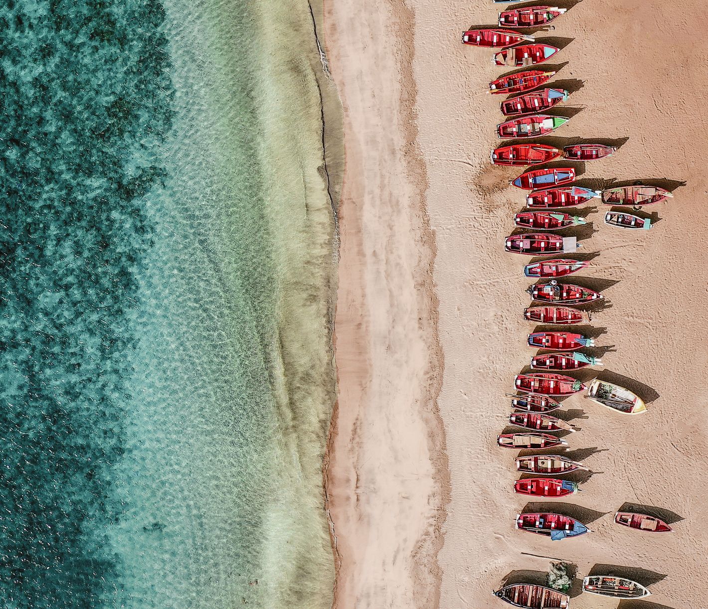 Die Bucht von Tarrafal (Santiago) mit weissem Traumstrand