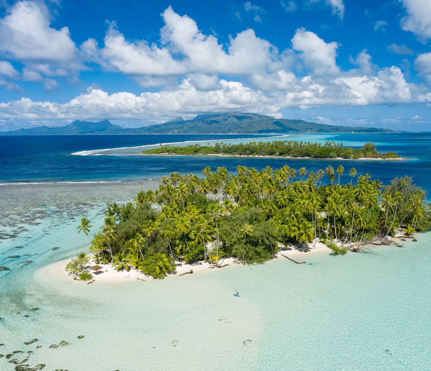 Die Lagune von Raiatea und Taha'a