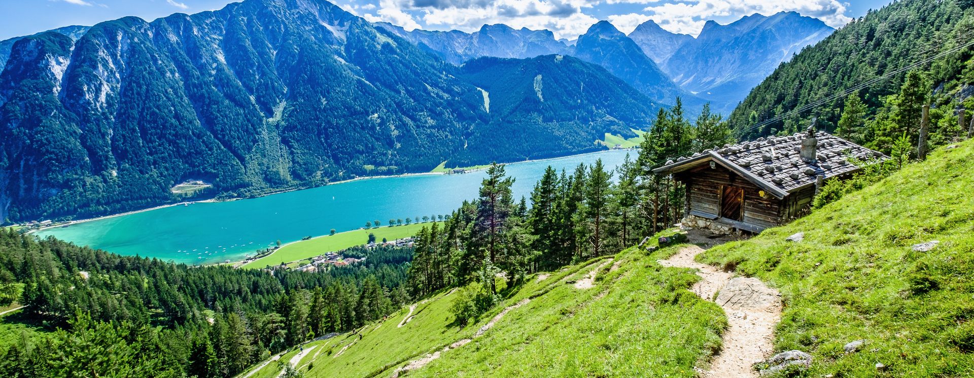 Wanderweg mit Seeblick