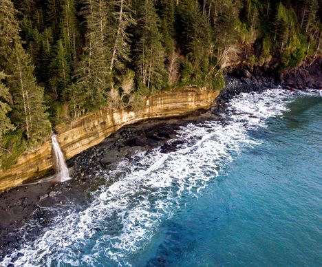 Mystic Beach vers Juan de Fuca Trail Head