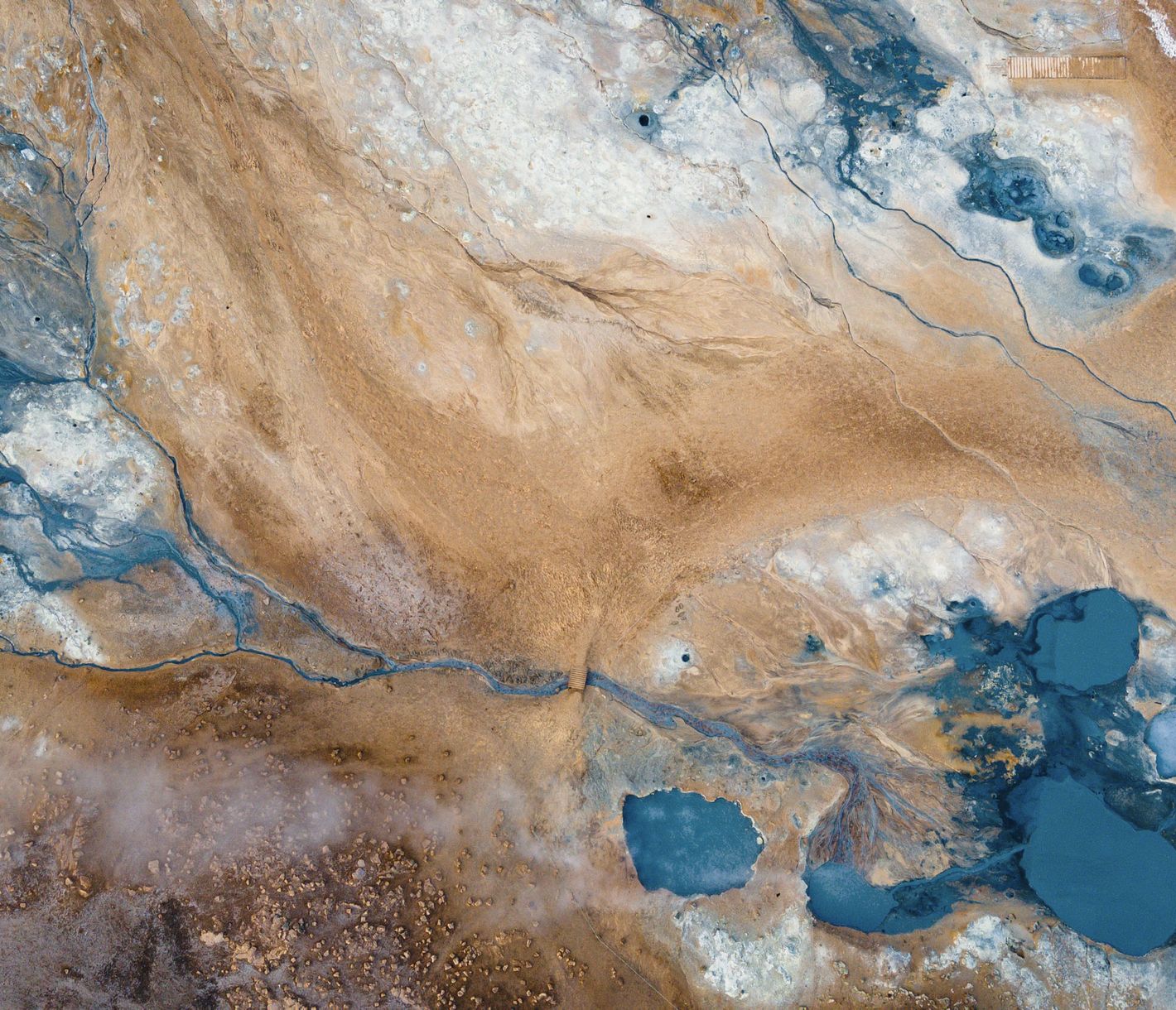 Ein farbenfrohes Schauspiel von oben