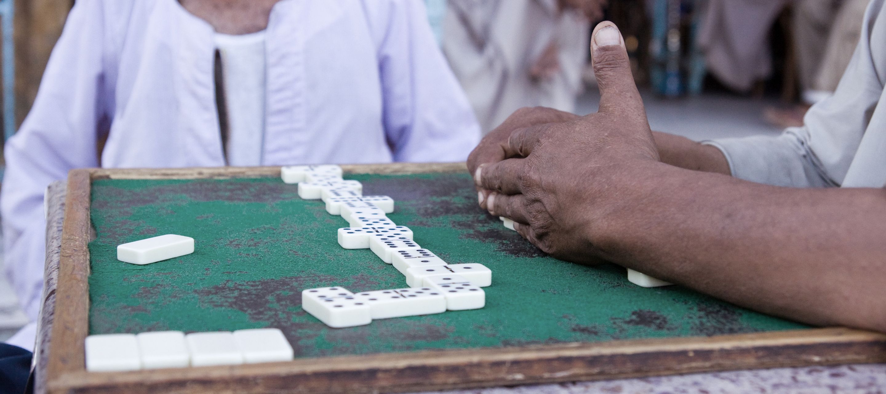 In Ägypten beliebt: Domino