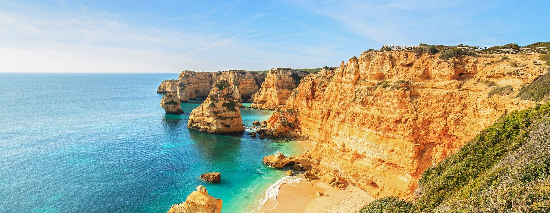 Belle plage Praia da Rocha