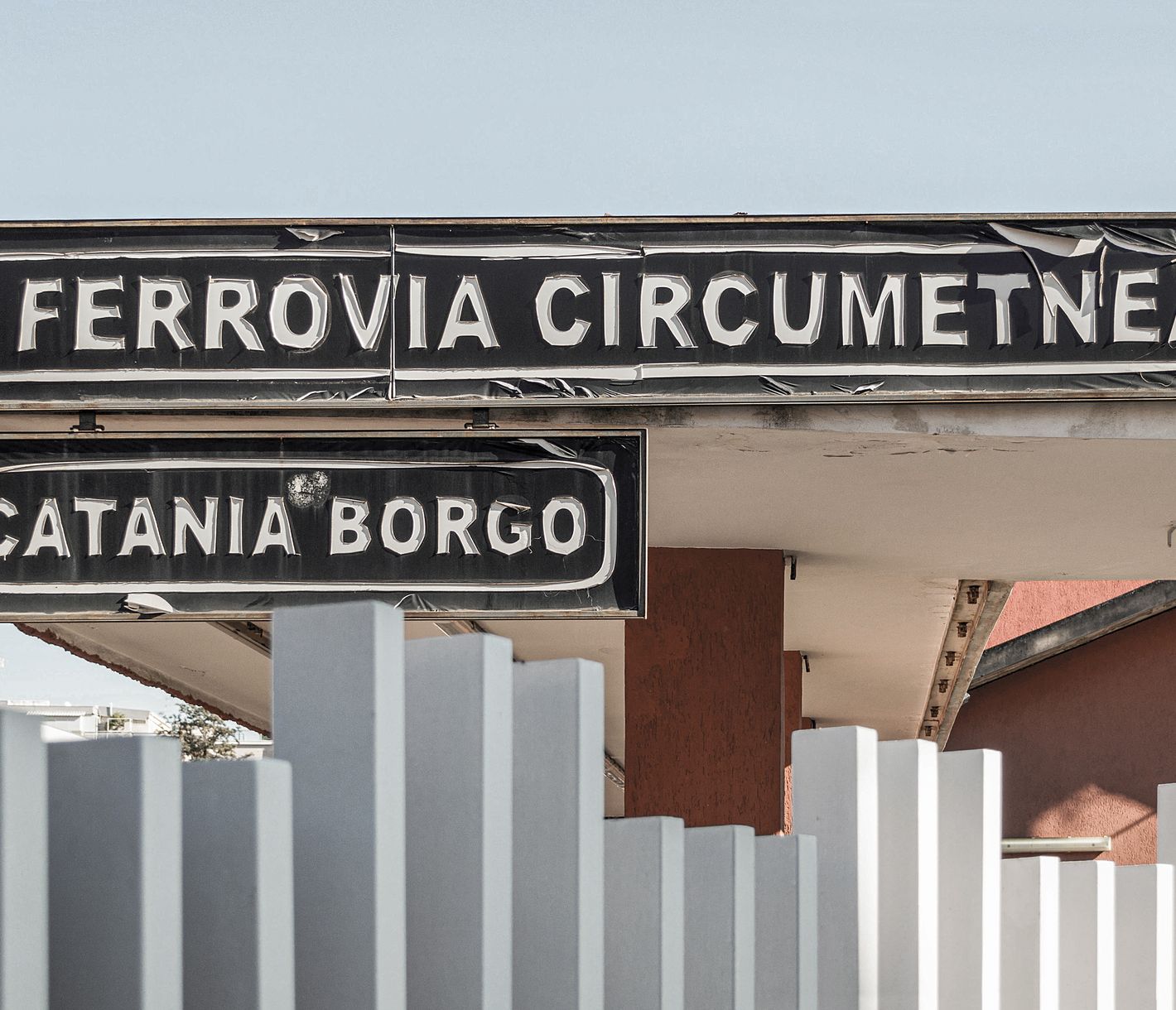 Bahnstation der Ferrovia Circumetnea in Catania Borgo