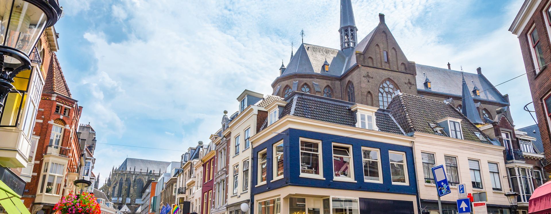 Traditionelle Häuser in Utrecht