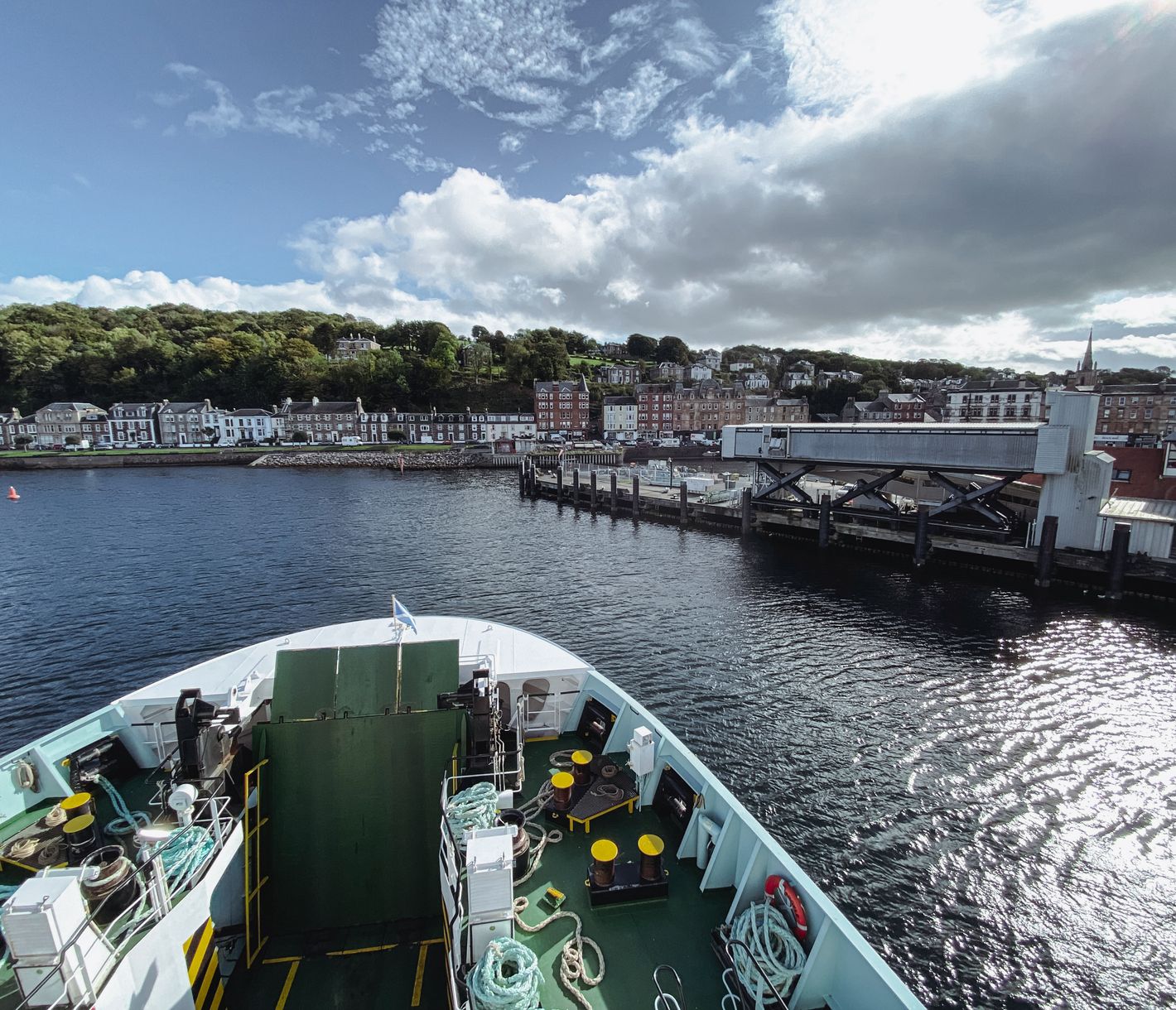 Der Hafen von Rothesay auf der Isle of Bute