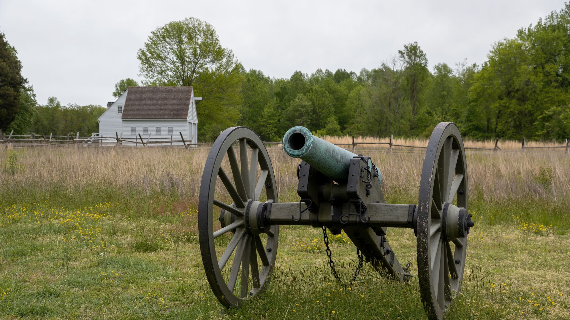 Eines der zahlreichen Schlachtfelder von Virginia