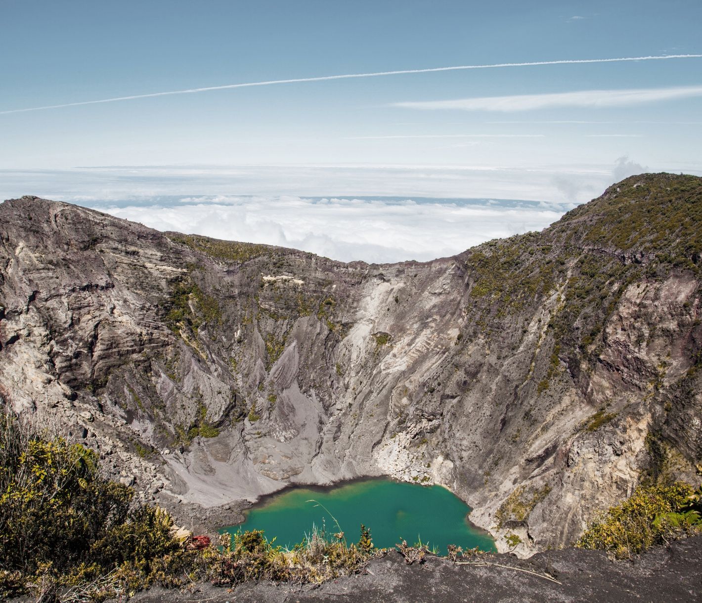 Atemberaubende Aussicht vom höchsten Berg Costa Ricas